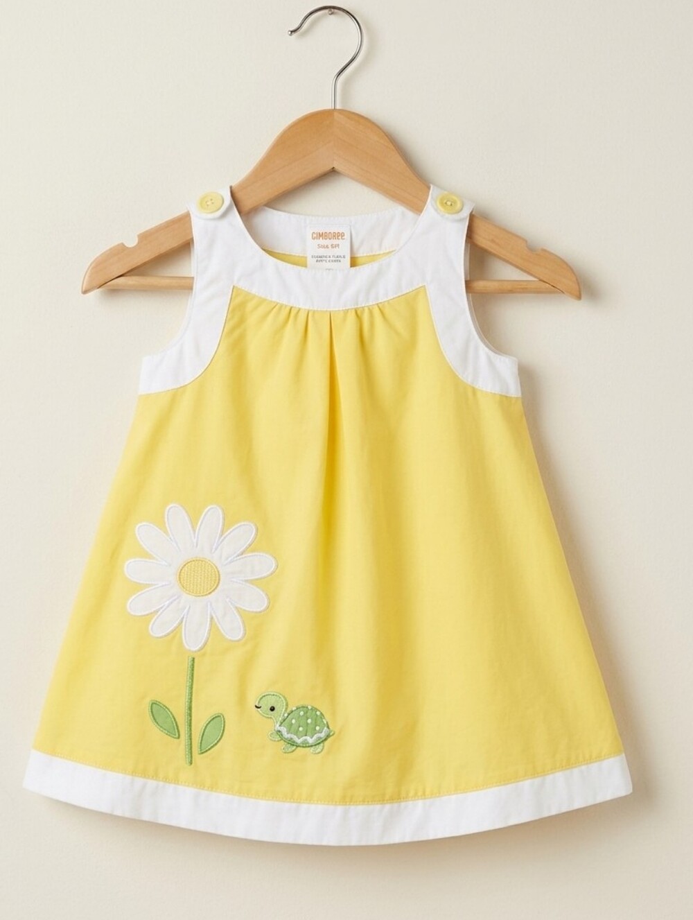 Gymboree Baby Girl Yellow Spring Summer Dress 6-12 Months